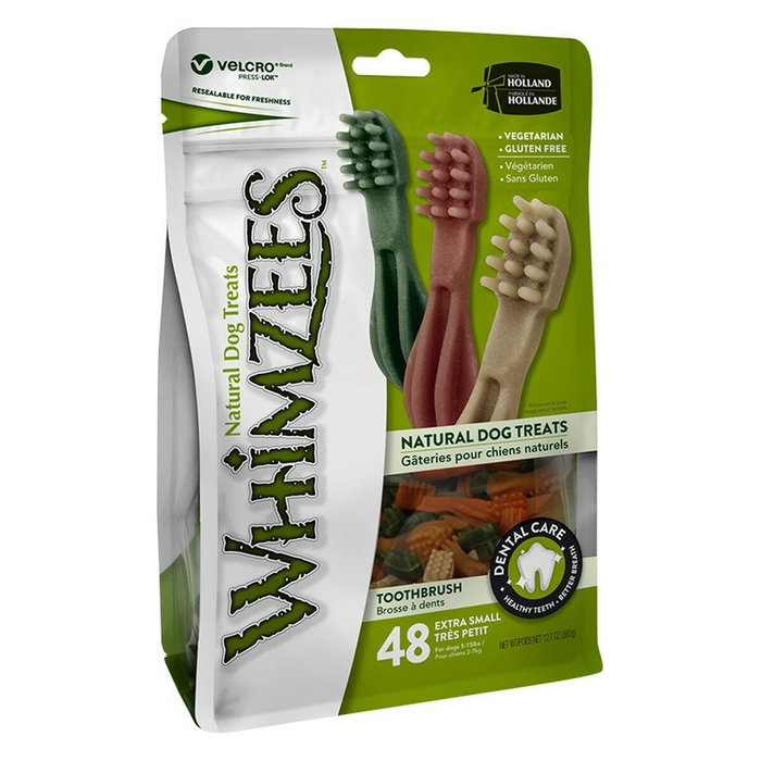 Whimzees Cepillo Dental para Perros Tamaño XS 48 Unidades