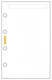 Recambio Agenda Finocam C142 Classic 601 56X89 Liso 50H
