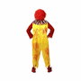 Disfraz de Payaso para Hombre Adulto - Mono Completo Amarillo con Volantes Naranjas
