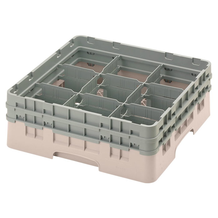 CAMBRO Cesta de lavado 9 comp. 2 alturas Cerceta CAMBRO Cesta de lavado 9 comp. 2 alturas Cerceta