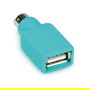 Sonstige VALUE PS/2 a USB Adaptador de Ratón, Verde