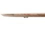DKD Home Decor Mesa Redonda de Comedor de Acacia y Metal