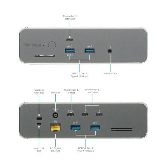 Targus DOCK230EUZ Thunderbolt 5 Triple Video Doc
