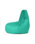 Atelier Del Sofa Drop L Puf de Jardín Exterior Impermeable, Color Turquesa, Máxima Comodidad y Estilo para tu Espacio Exterior