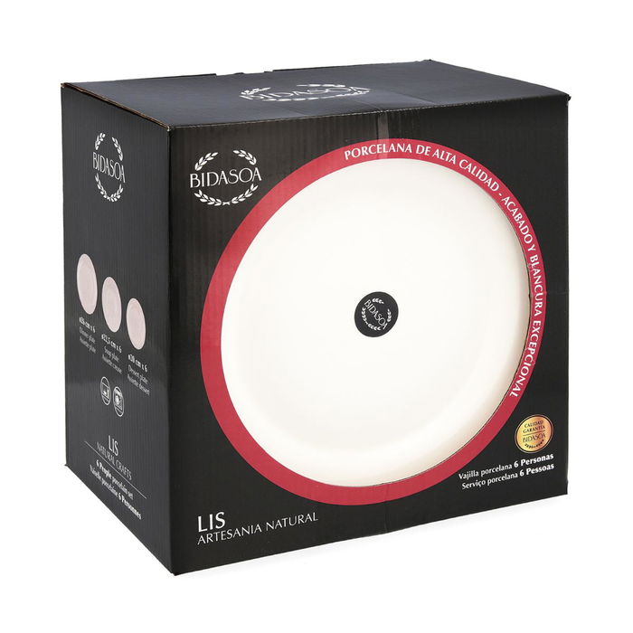 Vajilla Porcelana Lis Bidasoa 18 Piezas - 6 Personas
