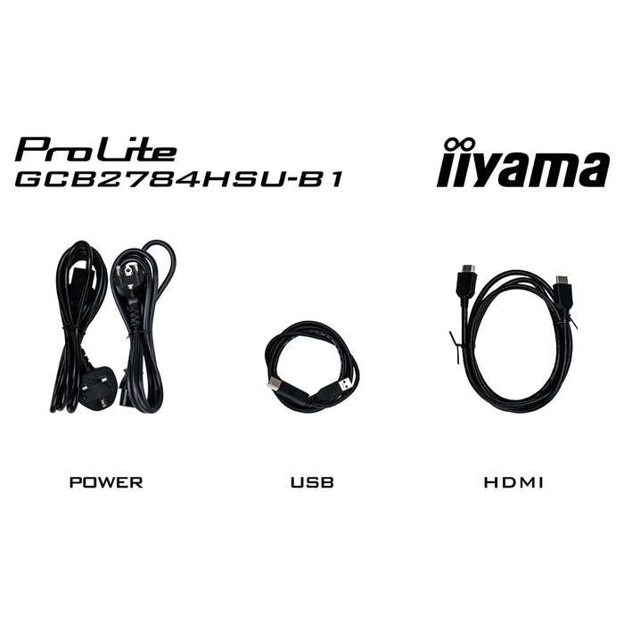 iiyama G-Master GCB2784HSU-B1 27" FHD VA Curvo 240Hz FreeSync Premium HDR10 Altavoces Negro