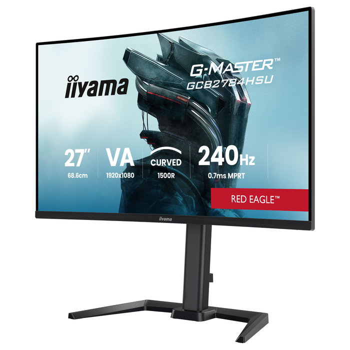 iiyama G-Master GCB2784HSU-B1 27" FHD VA Curvo 240Hz FreeSync Premium HDR10 Altavoces Negro