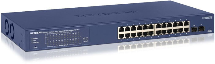 NETGEAR GS724TP Switch Gestionado 24 Puertos Gigabit PoE+ 380W Azul NETGEAR GS724TP Switch Gestionado 24 Puertos Gigabit PoE+ 380W Azul