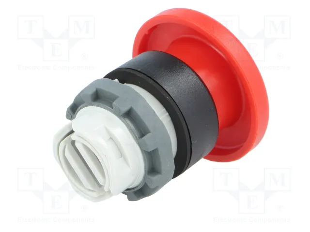 ABB Interruptor de presión de cabeza de seta rojo 22mm