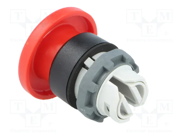 ABB Interruptor de presión de cabeza de seta rojo 22mm