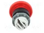 ABB Interruptor de presión de cabeza de seta rojo 22mm