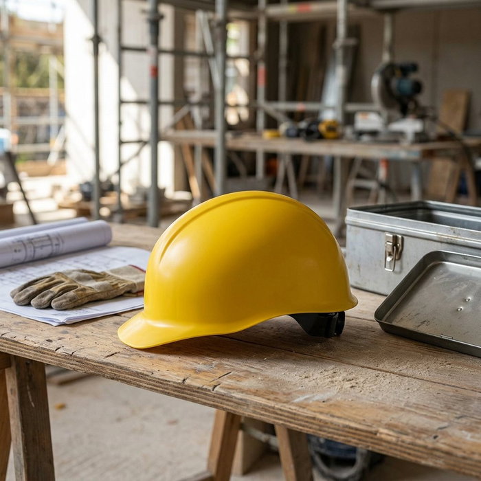 NZI Casco de construcción CT-1 Amarillo