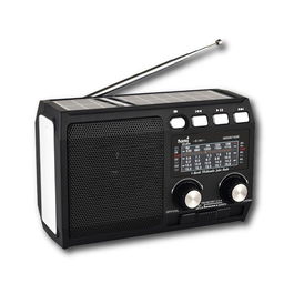 SAMI Radio de Emergencia Multimedia 6 Bandas, Alimentación por Batería y Solar