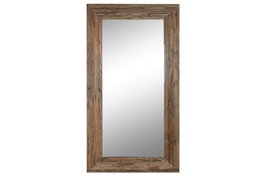 DKD Home Decor Espejo de Vestidor Teca Reciclada 120x3x220 XXL