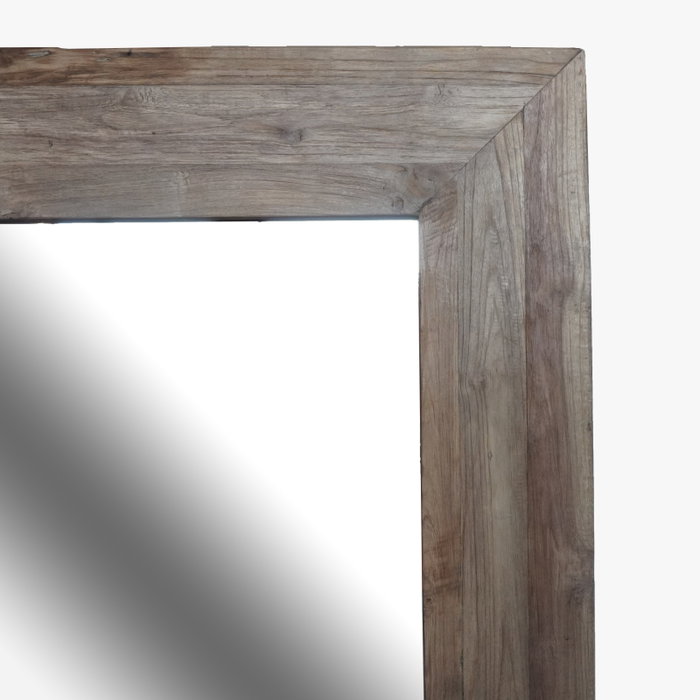 DKD Home Decor Espejo de Vestidor Teca Reciclada 120x3x220 XXL