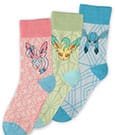 Difuzed Pokémon Pack de 3 Calcetines Eevee Evolution 3.0 39-42 Difuzed Pokémon Pack de 3 Calcetines Eevee Evolution 3.0 39-42