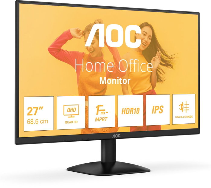 AOC Q27B35E Monitor QHD de 27 pulgadas IPS Negro