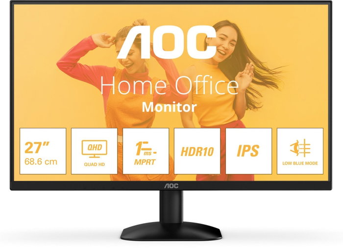 AOC Q27B35E Monitor QHD de 27 pulgadas IPS Negro