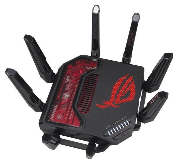 Asus GT-BE19000 Router Gaming WiFi 7 (802.11be) Tri-band, 320MHz, Puertos 10G, AiMesh, AURA RGB Asus GT-BE19000 Router Gaming WiFi 7 (802.11be) Tri-band, 320MHz, Puertos 10G, AiMesh, AURA RGB