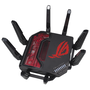 ASUS ROG Rapture GT-BE19000 Router de Sobremesa Tribanda Wi-Fi 7 (802.11be) Hasta 19000 Mbit/s con 7 Puertos Multi-Gigabit Ethernet, Negro y Rojo