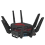 ASUS ROG Rapture GT-BE19000 Router de Sobremesa Tribanda Wi-Fi 7 (802.11be) Hasta 19000 Mbit/s con 7 Puertos Multi-Gigabit Ethernet, Negro y Rojo