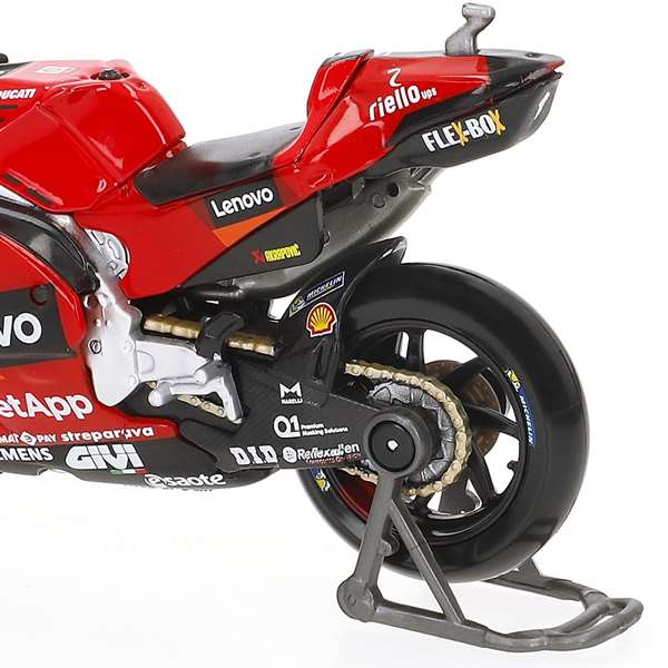 Maisto Moto de Metal Motogp 2023 Ducati Lenovo #1 Bagnai Escala 1:18