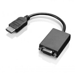 Lenovo Adaptador HDMI a VGA, 20 cm