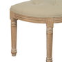 Banqueta Natural-Beige Tejido-Madera 70 X 36 X 48 cm