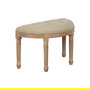 Banqueta Natural-Beige Tejido-Madera 70 X 36 X 48 cm