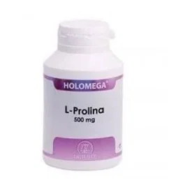 EQUISALUD Holomega L-Prolina 180 Cápsulas - Complemento Alimenticio 500 mg, Ayuda a la Piel y Tejidos Articulares, Antioxidante, Apto Vegetarianos