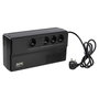 APC Easy-UPS BV500I-GR SAI 500VA 300W Línea Interactiva Onda Senoidal (Negro)