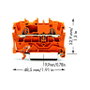 WAGO 2002-1202 Terminal de 5,2 mm y 800 V
