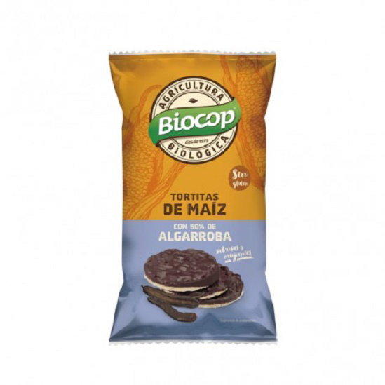 BIOCOP Tortitas de maíz con algarroba 100g BIO BIOCOP Tortitas de maíz con algarroba 100g BIO