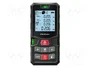Qoltec Telémetro láser digital con nivelador y pantalla LCD, 120m