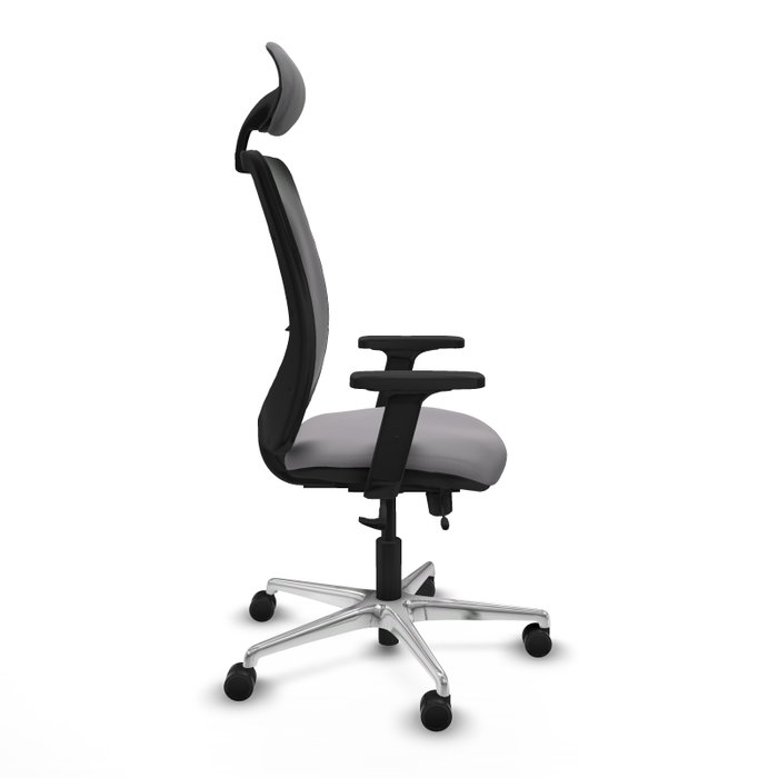 PIQUERAS Y CRESPO Silla de oficina Zulema Gris y Negro PIQUERAS Y CRESPO Silla de oficina Zulema Gris y Negro