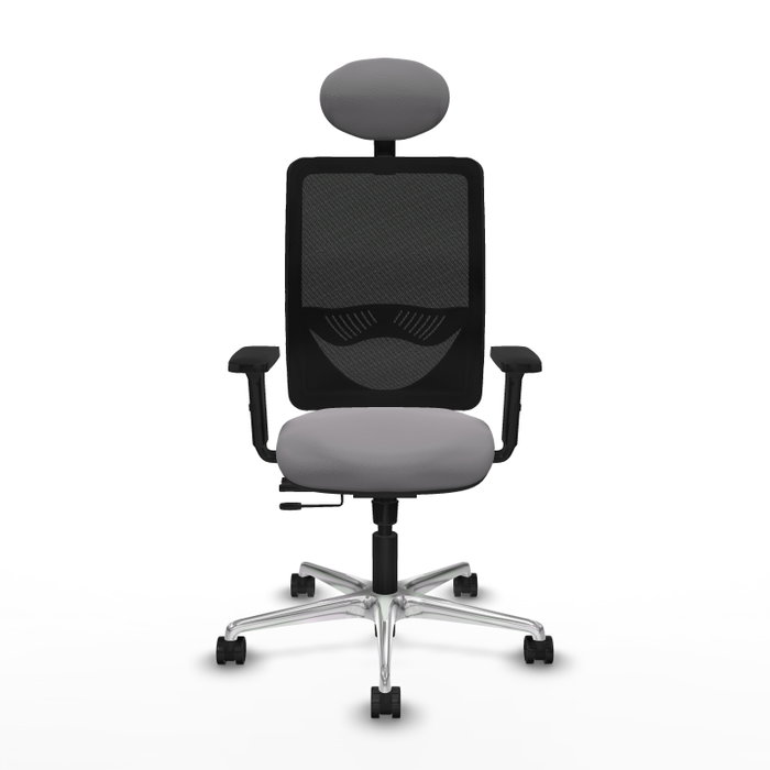 PIQUERAS Y CRESPO Silla de oficina Zulema Gris y Negro PIQUERAS Y CRESPO Silla de oficina Zulema Gris y Negro