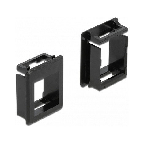 DeLOCK Soporte Keystone para carcasas 4 piezas Negro DeLOCK Soporte Keystone para carcasas 4 piezas Negro