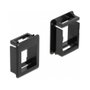 DeLOCK Soporte Keystone para carcasas 4 piezas Negro