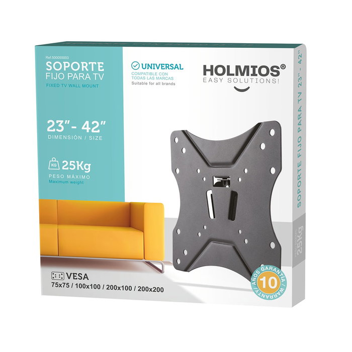 Holmios Soporte de TV fijo 23 pulgadas