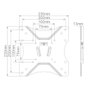 Holmios Soporte de TV fijo 23 pulgadas