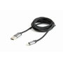 Gembird Cable Lightning CCB-MUSB2B-AMLM-6, 1,8 m, Negro