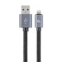 Gembird Cable Lightning CCB-MUSB2B-AMLM-6, 1,8 m, Negro