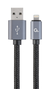 Gembird Cable Lightning CCB-MUSB2B-AMLM-6, 1,8 m, Negro