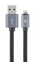 Gembird Cable USB A a Lightning 1,8 m Negro Trenzado