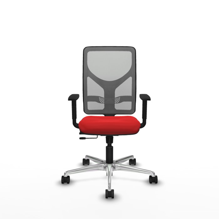 PIQUERAS Y CRESPO Silla de oficina Motilla con mecanismo Sincro/Traslack Rojo/Gris PIQUERAS Y CRESPO Silla de oficina Motilla con mecanismo Sincro/Traslack Rojo/Gris