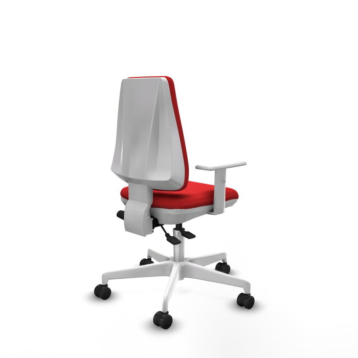 PIQUERAS Y CRESPO Silla de oficina Elche Rojo con mecanismo Asincro PIQUERAS Y CRESPO Silla de oficina Elche Rojo con mecanismo Asincro