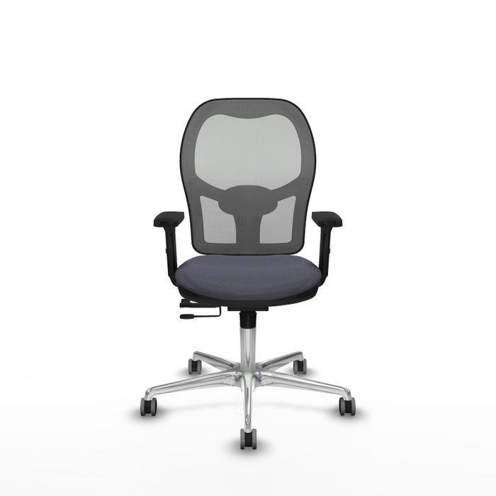 PIQUERAS Y CRESPO Silla de oficina Jorquera Gris con mecanismo Sincro/Traslack