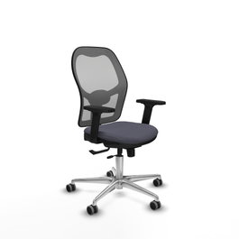 PIQUERAS Y CRESPO Silla de oficina Jorquera Gris con mecanismo Sincro/Traslack