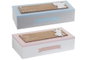 DKD Home Decor Caja MDF 24x8x6,5 Surtido de 2 Colores RABBITS