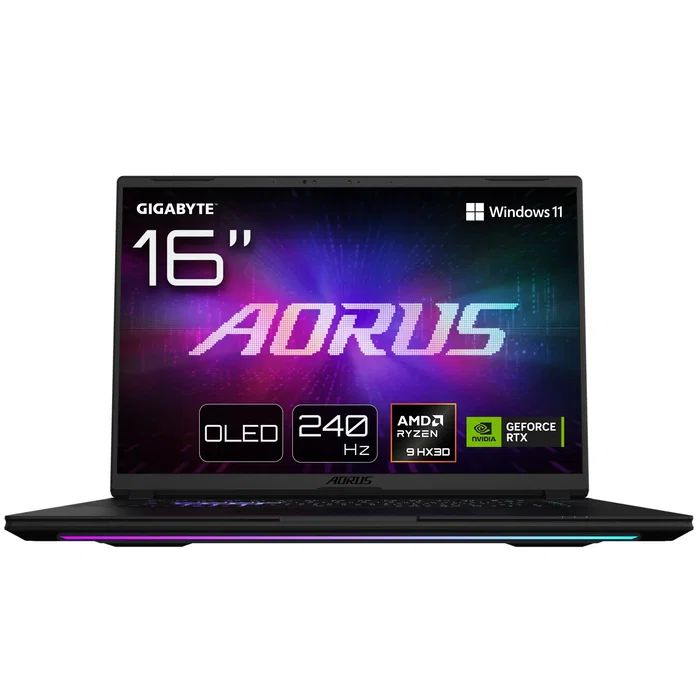 Gigabyte AORUS MASTER 16 Gaming - AMD Ryzen 9 9955HX3D, RTX 5090, 32GB, 1TB SSD, 16.0 OLED 240Hz